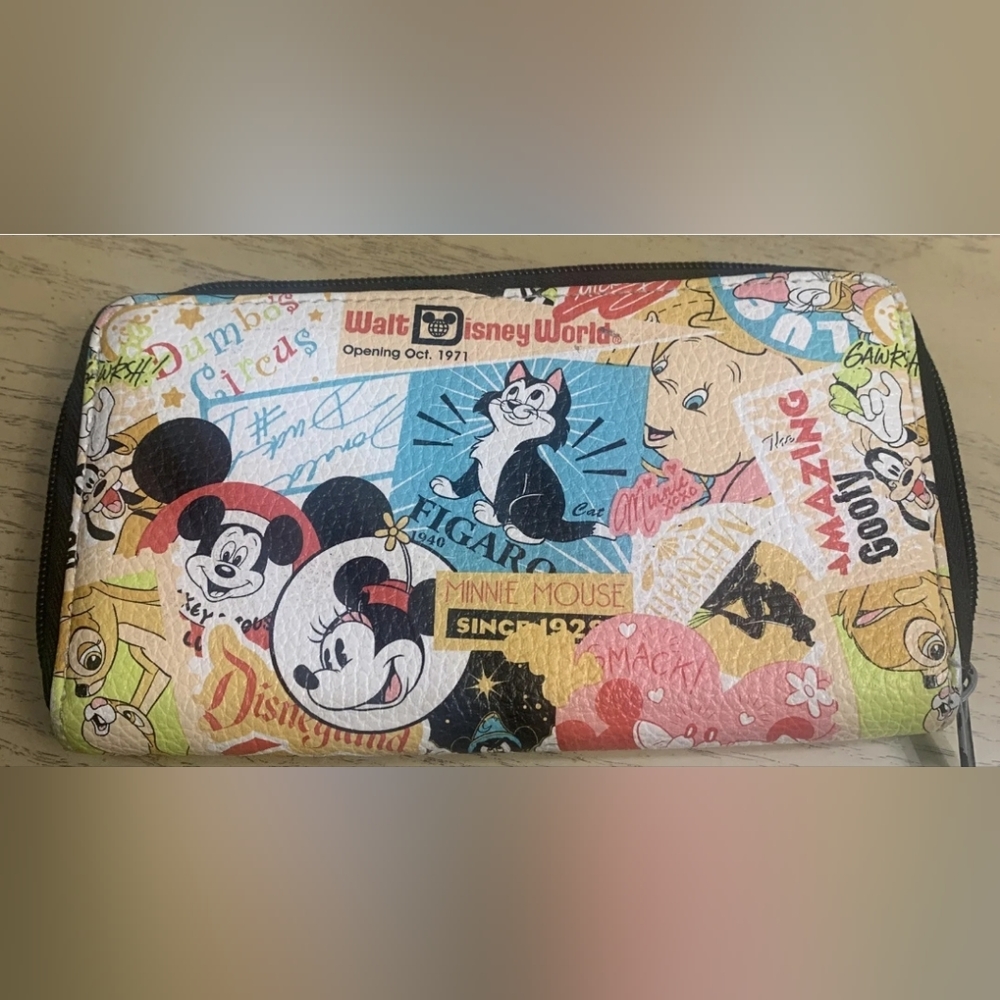 Disney Parks women's wallet multicolor large
